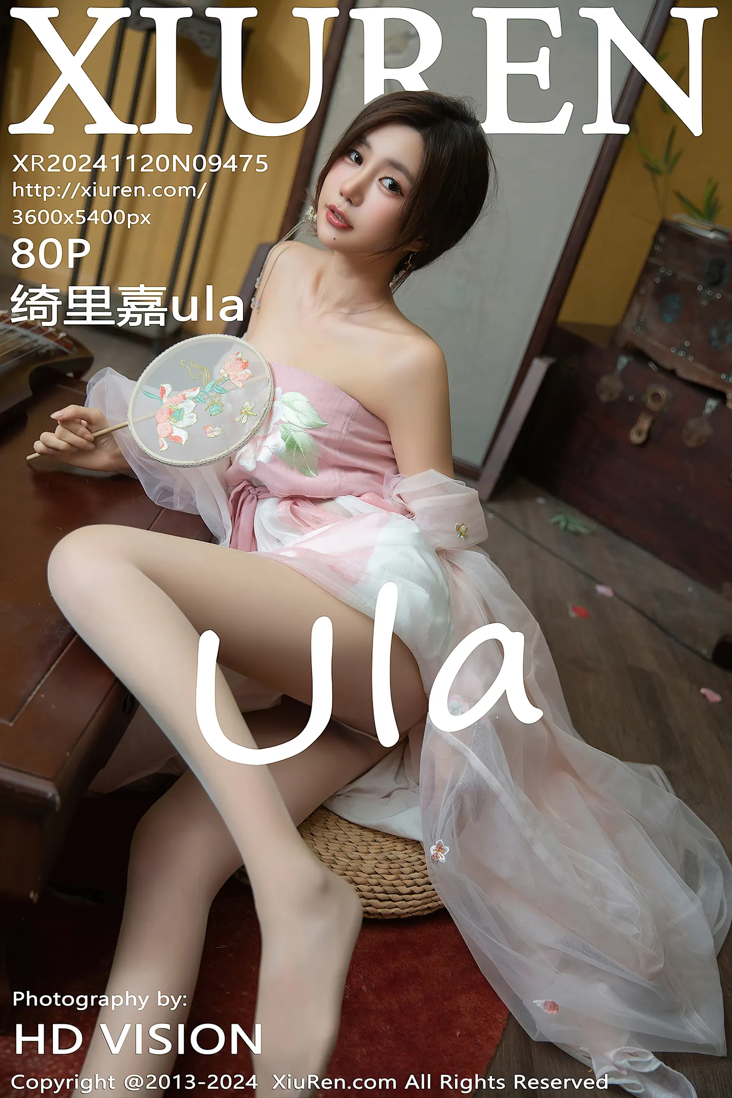 [XiuRen秀人网] VOL.9475 女神绮里嘉ula私房性感轻透古风薄纱服饰秀曼妙身姿撩人诱惑写真80P-秀人网官方网站